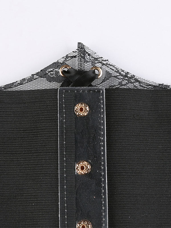 Patchwork Lace Corset Top Corset Top