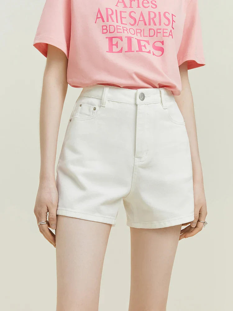 Casual Classic Denim High street Retro Color Shorts