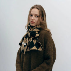 Autumn Winter Cashmere Two Color Shawl Scarf For Women Scarfs-L