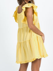 Ruffle Tiered Mini Dress Mini Dresses