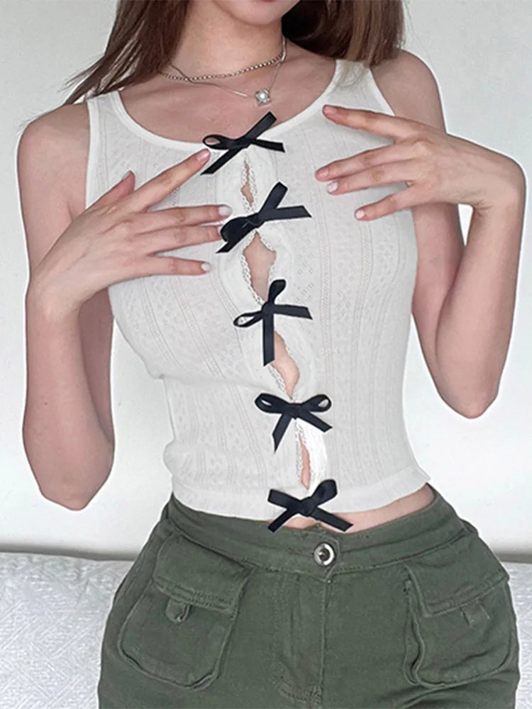 Women Floral Print Crossover V neck Short Sleeve Tee