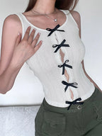 Women Floral Print Crossover V neck Short Sleeve Tee