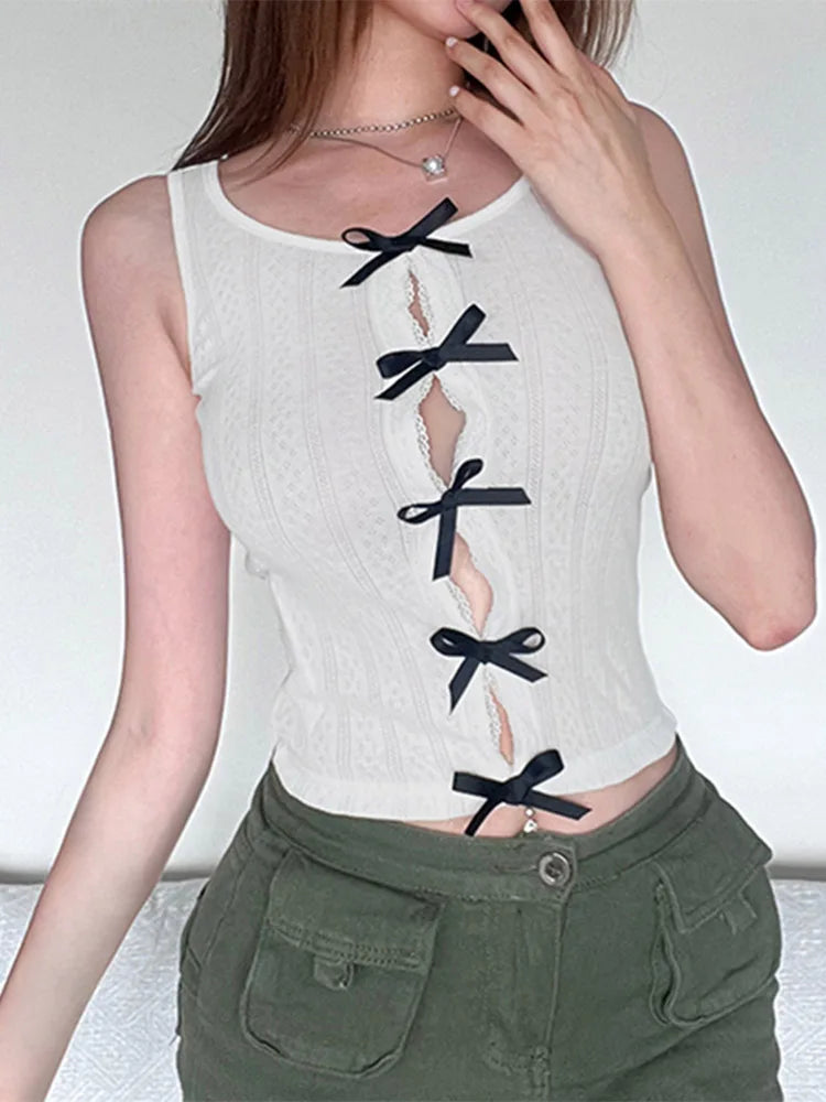 Women Floral Print Crossover V neck Short Sleeve Tee