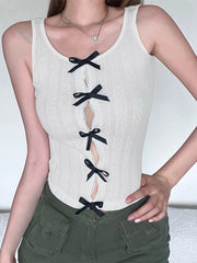 Women Floral Print Crossover V neck Short Sleeve Tee