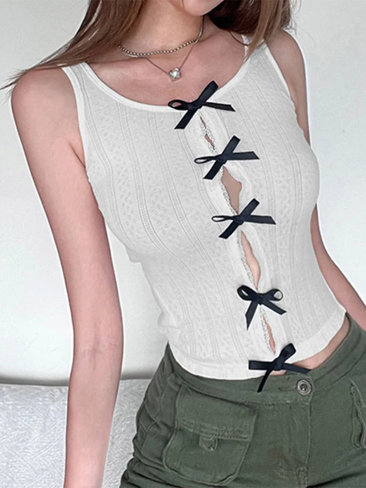 Women Floral Print Crossover V neck Short Sleeve Tee