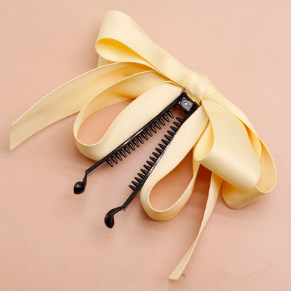 New Banana Clip Double Layer Horsetail Christmas Hair Accessory