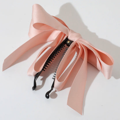 New Banana Clip Double Layer Horsetail Christmas Hair Accessory