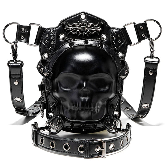 Moto Steampunk Vintage Fanny Retro Rock Gothic Waist Bag