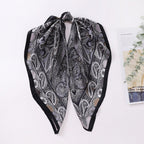 Elegant Paisley Square Shirt Neck Scarf