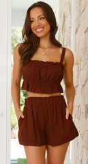 Cooling Cami Top Lounge Shorts Set