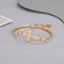 Sparkly Full Zircon Cross Titanium Steel Fadeless Chain Bracelet