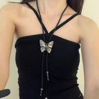 Retro Metal Butterfly Adjustable Waist Chain