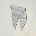 Cotton Striped Triangle Retro Head Shawl Scarf