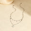 Vintage Double Strand Cross Pendant Necklace