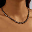 Leopard Print Collar Statement Necklace