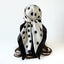 Minimal Polka Dot Square Head Neck Scarf