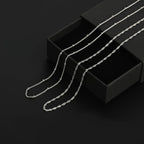 Minimal Double Layer Metal Waist Chain Set