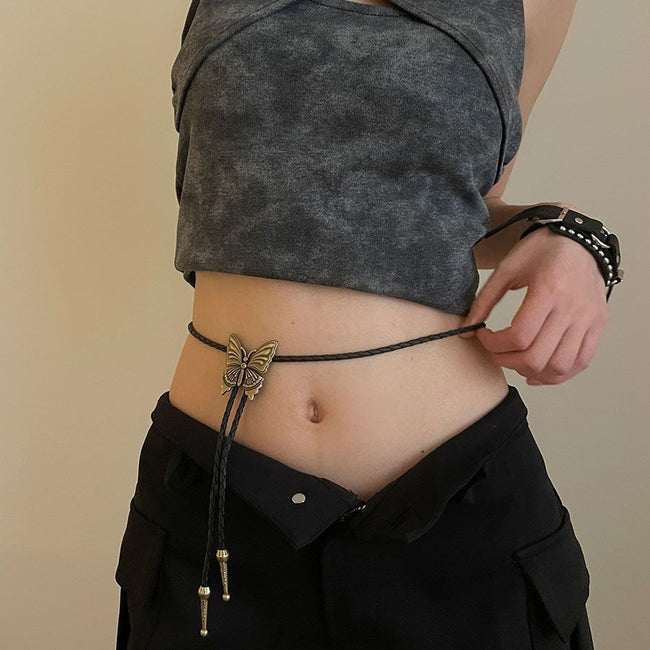 Retro Metal Butterfly Adjustable Waist Chain Main image