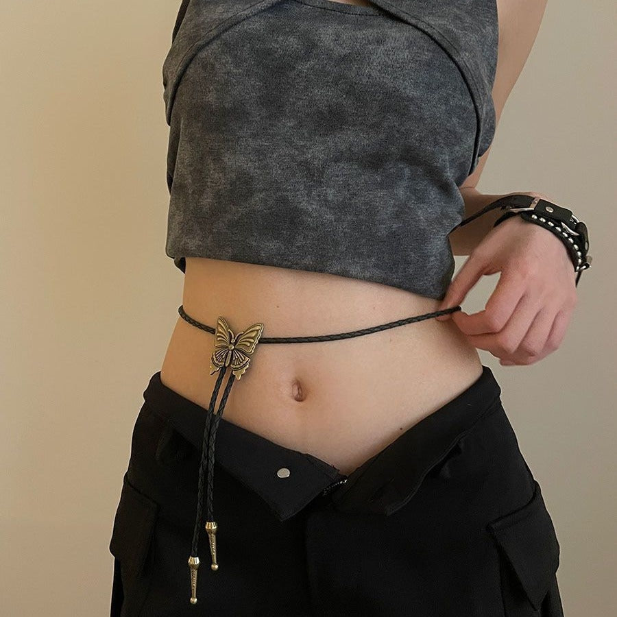 Retro Metal Butterfly Adjustable Waist Chain Main image