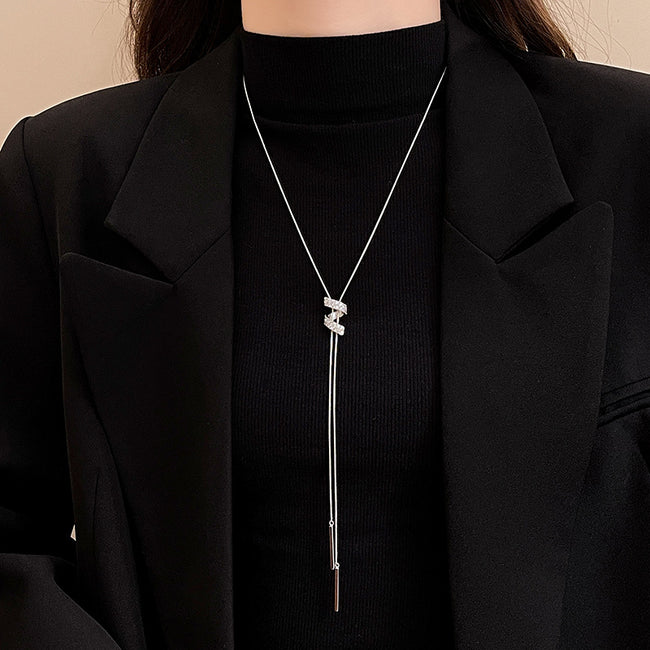 Adjustable Spiral Drop Layered Necklace Main image