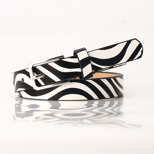 Animal Print Slim Fashion Belt Main image