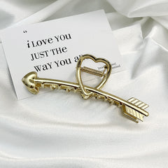 Premium Gold Silver Metallic Hair Claw