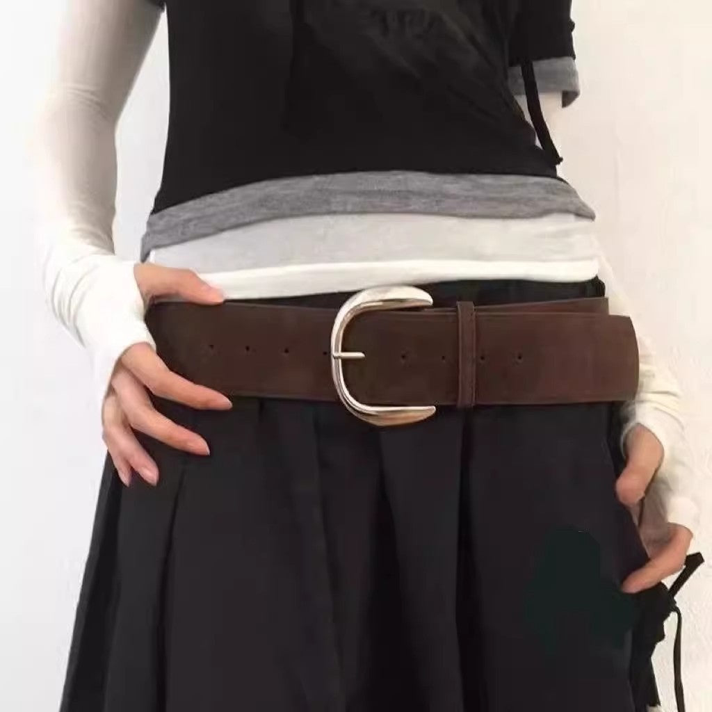 Vintage Fashion Style Leather Belt