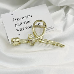 Premium Gold Silver Metallic Hair Claw