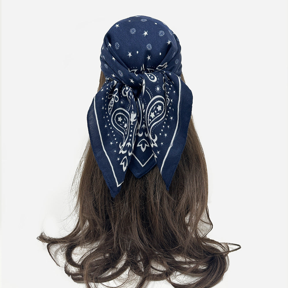 Paisley Print Mid Square Head Scarf Secondary image