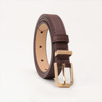 Minimalist Faux Leather Waist Belt