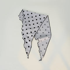 Cotton Polka Dot Triangle Retro Head Shawl Scarf