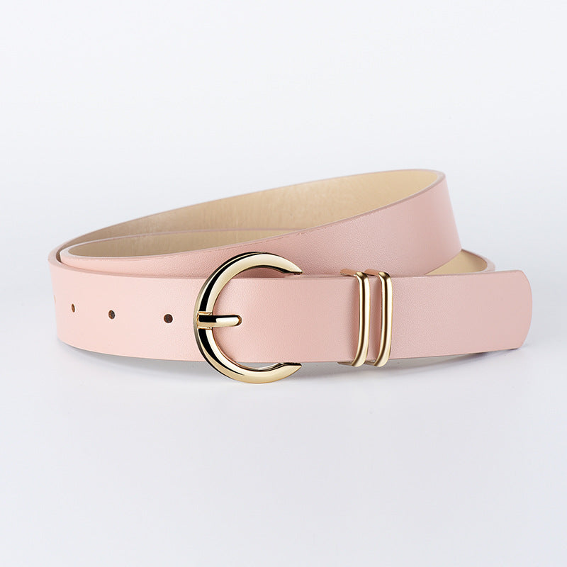 Minimal Double Ring Buckle Belt Secondary image