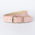 Minimal Double Ring Buckle Belt