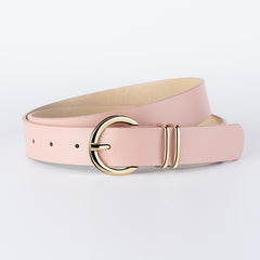 Minimal Double Ring Buckle Belt