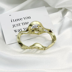 Premium Gold Silver Metallic Large Hair Claw