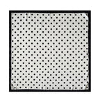 Polka Dot Square Neck Ribbon Head Scarf