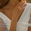Beaded Knuckle Ring Finger Bracelet