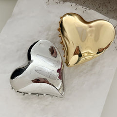Metal Heart Design Hair Claw