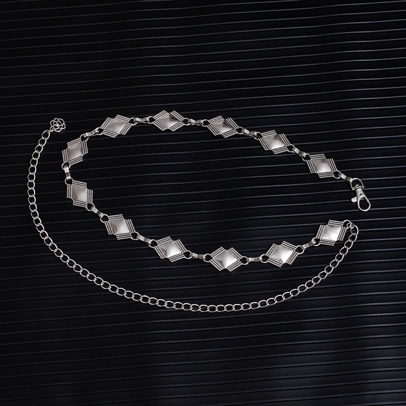 Rhombus Metal Boho Adjustable Waist Chain Secondary image