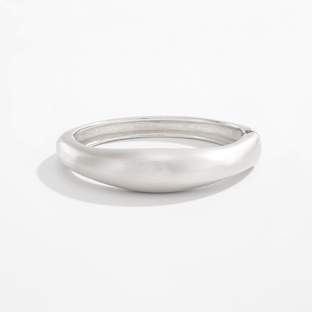 Versatile Matte Coil Bangle Bracelet