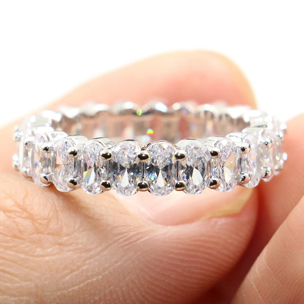 Full Cubic Zirconia Brilliant Ring Main image