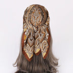 Elegant Paisley Square Shirt Neck Scarf