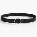 Handmade Woven Patent Leather Belt