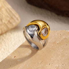 Titanium Steel Seamless Band Ring