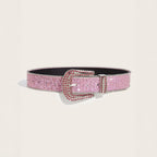 Chic Rhinestone Buckle Y2K Belt