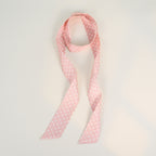Polka Dot Elegant Long Thin Print Neck Scarf