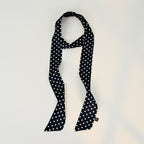 Polka Dot Elegant Long Thin Print Neck Scarf