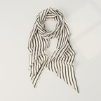 Striped Long Lightweight Sun Protection Scarf