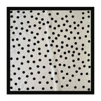 Minimal Polka Dot Square Head Neck Scarf
