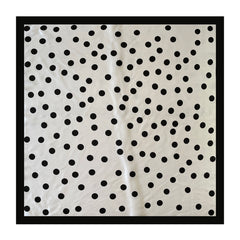 Minimal Polka Dot Square Head Neck Scarf